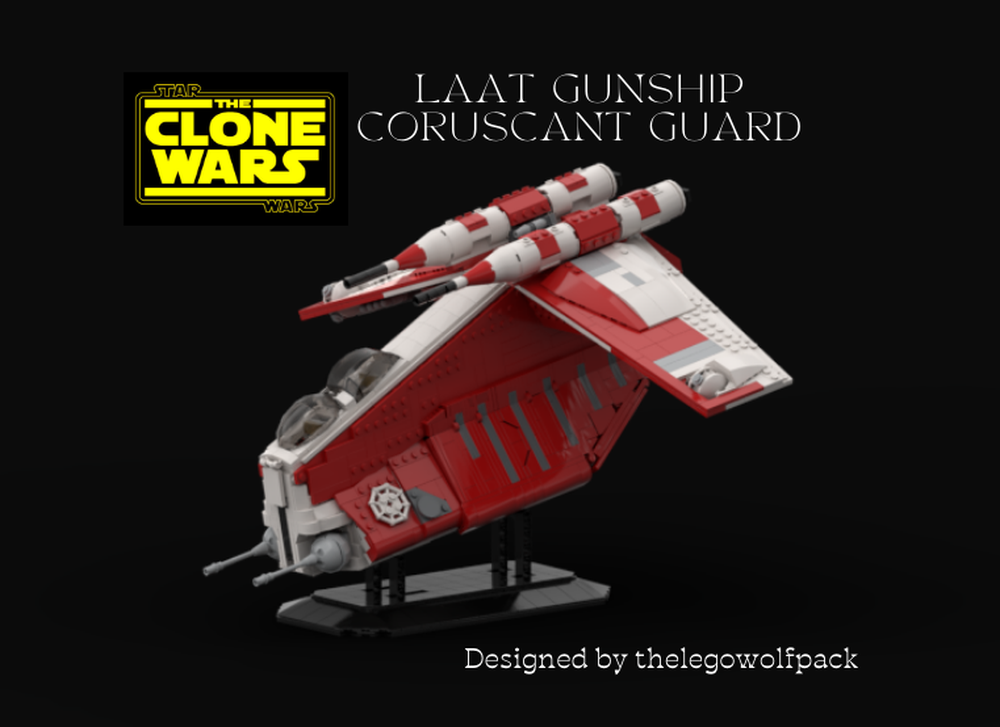 Lego LAAT coruscant republic gunship