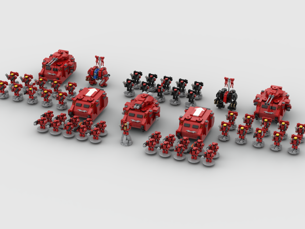 Lego Blood Angels 40K Micro Army