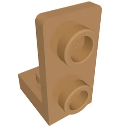 Bracket 1 x 1 - 1 x 2 Inverted / Medium Nougat