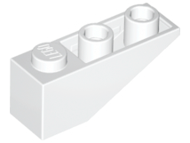 Lego Slope, Inverted 33 3 x 1 / White