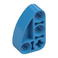 Lego Technic Beam 2 x 3 L-Shape with Quarter Ellipse Thick / Dark Azure