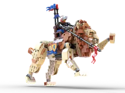 Armored lion