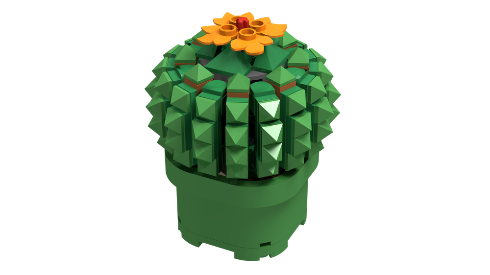 Lego Flowering Potted Succulent Plant