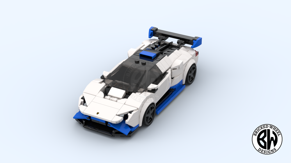 Lego Lamborghini Huracan STO White and Blue