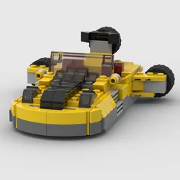 Star Wars Landspeeder (4939 Cool Cars Alternate Build)