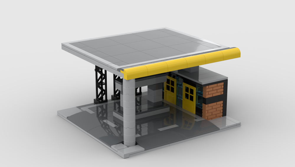 Lego Petrol Station