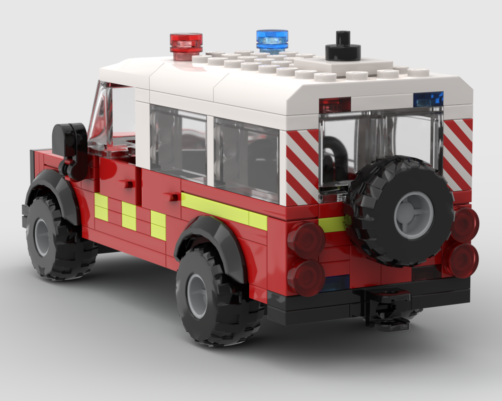 Lego Land Rover Defender Fire PC (People Carrier)