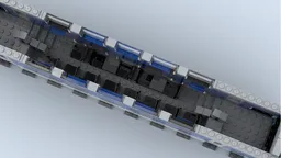 Double decker train carriage