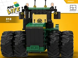 John Deere 8 wheels articulate
