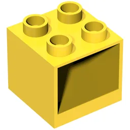 Duplo Cabinet 2 x 2 x 1.5 / Yellow