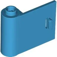 Door 1 x 3 x 2 Left - Open Between Top and Bottom Hinge / Dark Azure