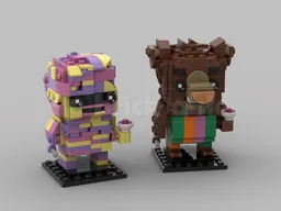 Yummy Mummy and Fruit Brute Brickheadz