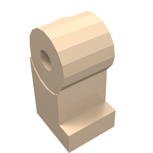 Lego Leg, Left / Bright Light Blue