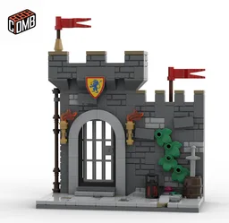 Lion Gate Watch Post - Medieval Castle Scene