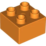Duplo Brick 2 x 2 / Orange