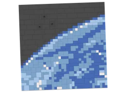 Blue Planet Mosaic background