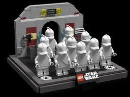 LEGO Star Wars - 10 Minifigure Display Stand (Republic Edition)