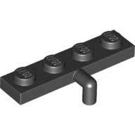 Plate Special 1 x 4 with Bar Down / Black