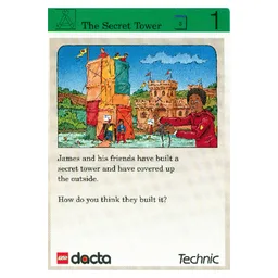 Activity Card, Set 9603, Exploration 01 - The Secret Tower / [No Color/Any Color]