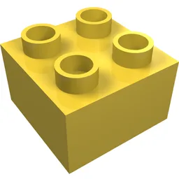 Duplo Brick 2 x 2 / Yellow