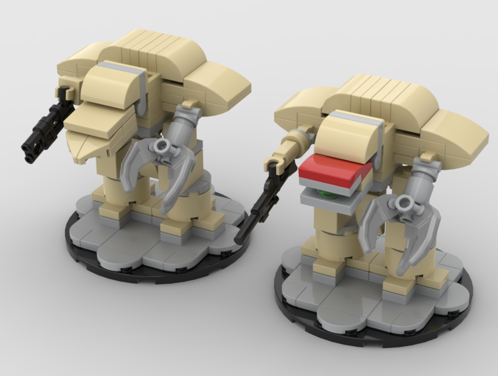 Lego Legion Imperialis-Knight Houses Mechanicum Questoris Knights Magaera and Styrix