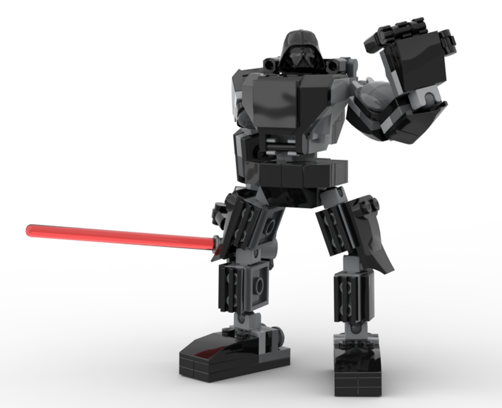 Lego Upgraded Mech of Lord Vader - By ZadBach11