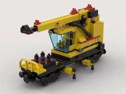 Wagon with crane