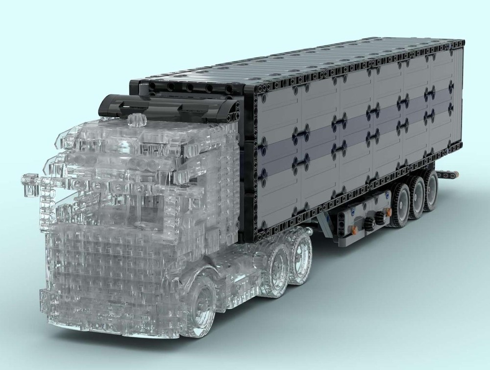 Lego 3 Axle Semitrailer (Fits to MOC-214597 and is based on MOC-217083)