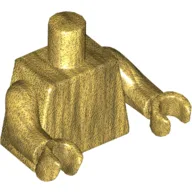 Torso, Pearl Gold Arms and Hands [Plain]