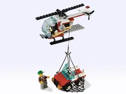 Rescue Helicopter and Jeep