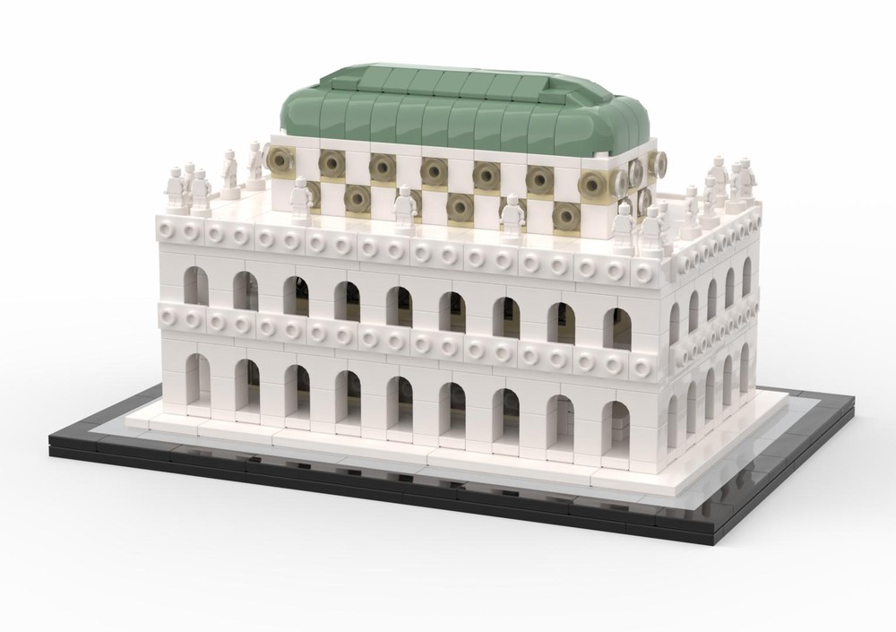 Lego Basilica Palladiana (architecture midi creation)