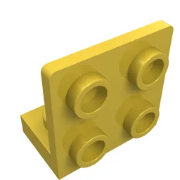 Bracket 1 x 2 - 2 x 2 Inverted / Yellow