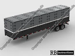 Box Trailer for 42078 Mack Anthem