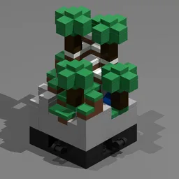 micro biomes: oak mountains