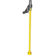 Lego Duplo Hose with Rubber End and Black Nozzle / Yellow