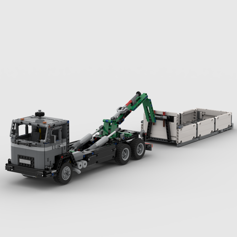 Lego 42078 D model MAN F8 16.320 Hookloader