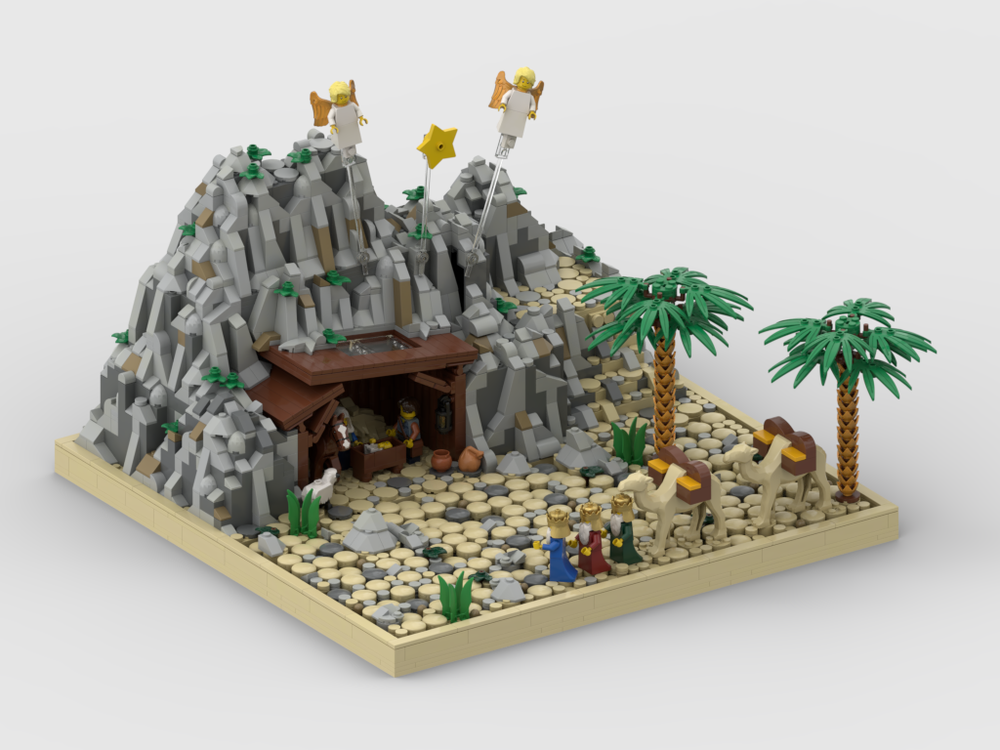 Lego Nativity Scene