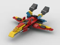 31124 jet aeroplane with big pusher