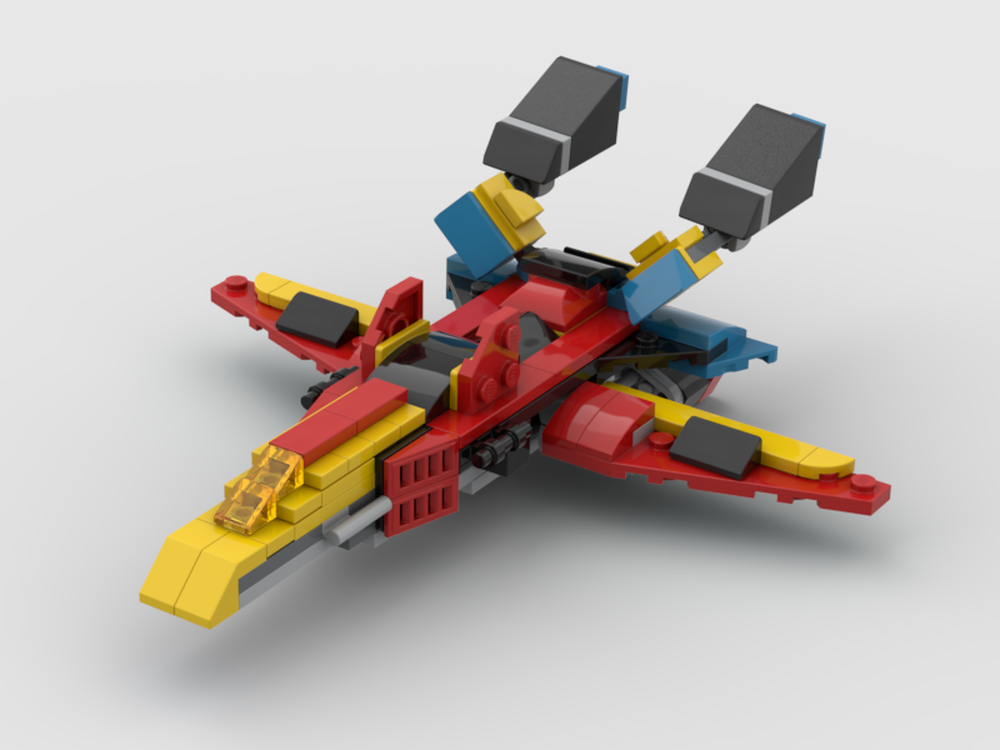 Lego 31124 jet aeroplane with big pusher