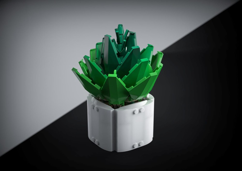 Lego Miniature Desktop Fern