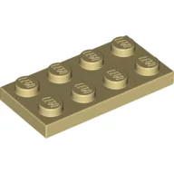 Plate 2 x 4 / Tan
