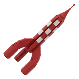 Tintin Moon Rocket