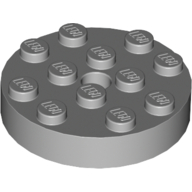Lego Turntable 4 x 4 Top / Light Bluish Gray
