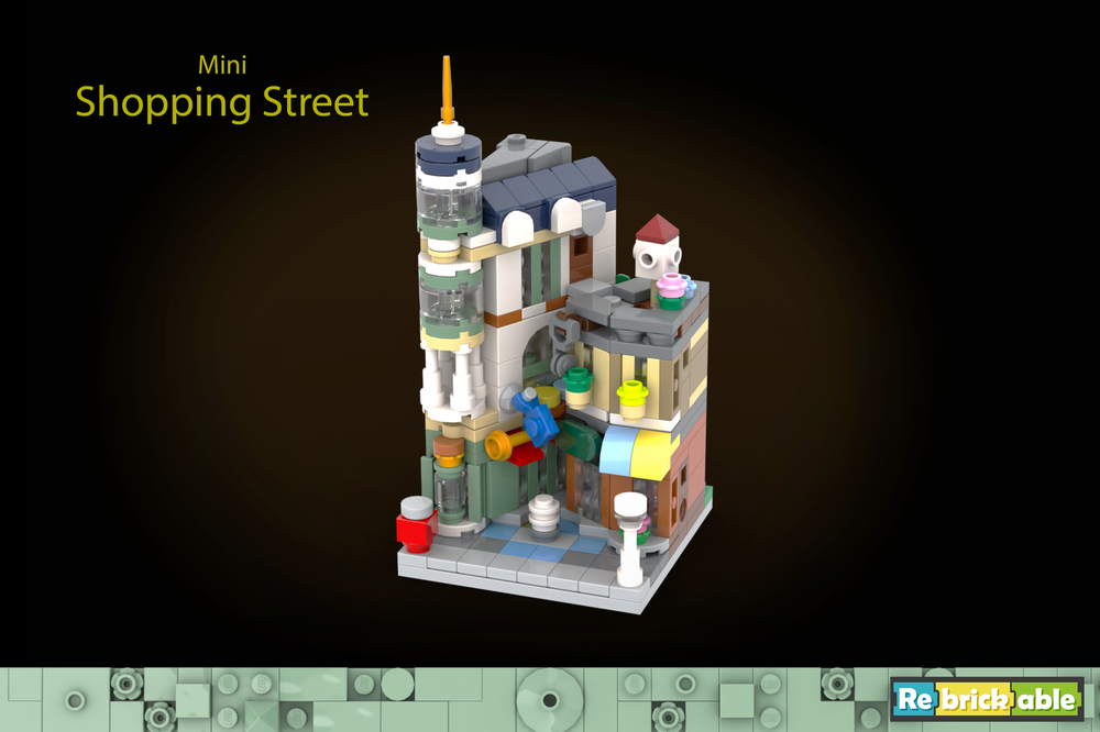 Lego Mini Modular Shopping Street