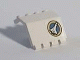 Lego Panel 2 x 4 x 3 1/3 with Hinge with Shuttle and Yellow Circle Pattern Right (Sticker) - Set 6456