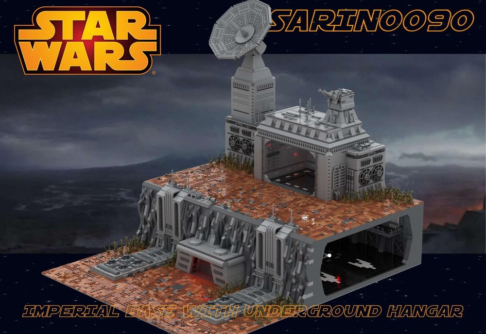 Lego SW - Imperial Communication Base with Underground Hangar