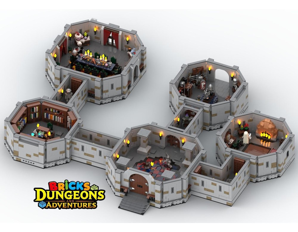 LEGO Castle Dungeon Sets 1-9 Instructions (PDF), Bricks Dungeons and Adventures