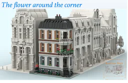 LEGO® Modular Building MOC The flower around the corner