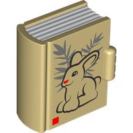 Lego Duplo Book, Rabbit Print / Tan