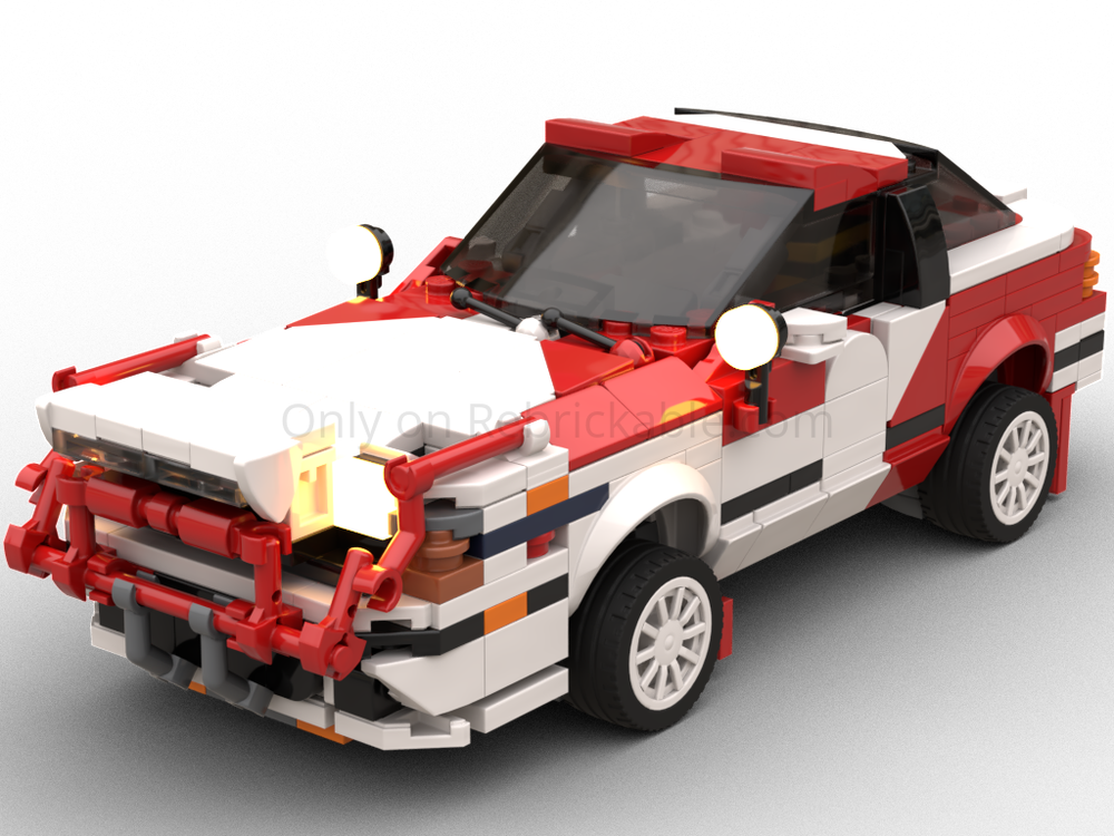 Lego Toyota Celica GT-Four'90 (4th Gen/ST-165)/ SAFARI'90/WALDEGARD's CALL (LiTE compatible, Celica series)